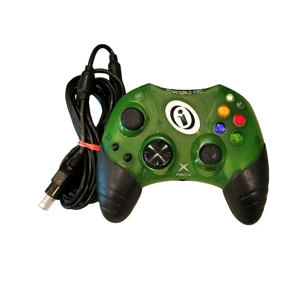 Microsoft Xbox Power Pad Pro Green Game Controller Untested GA113